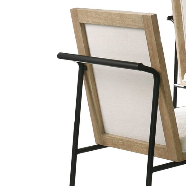 Torrance Set of 2 Oak Finish 18.5"W Dining Chairs - Image 4