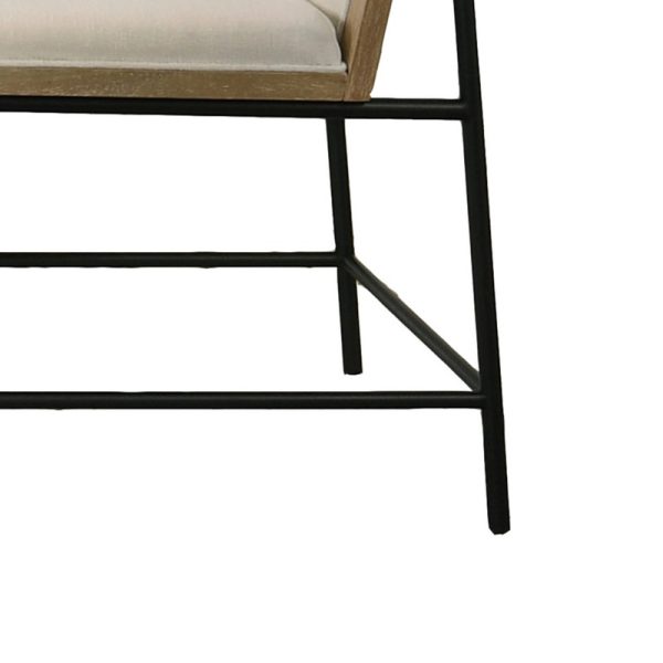 Torrance Set of 2 Oak Finish 18.5"W Dining Chairs - Image 3