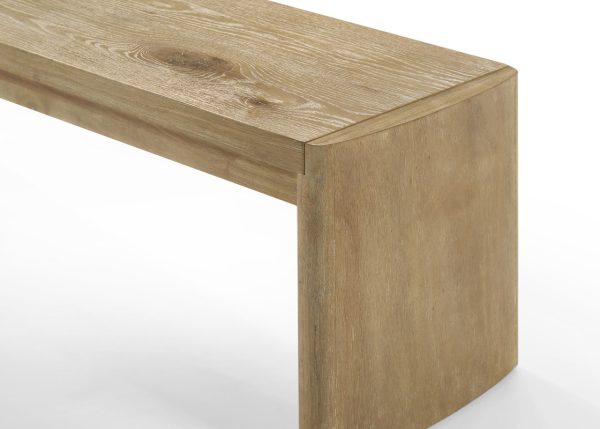 Magnus Wooden Oak Finish 50.5"W Dining Bench - Image 2