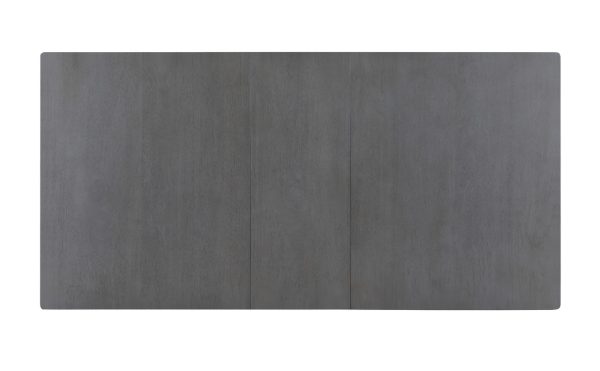 Carlisle Gray 59.5"W Finish Extendable Wood Dining Table - Image 4