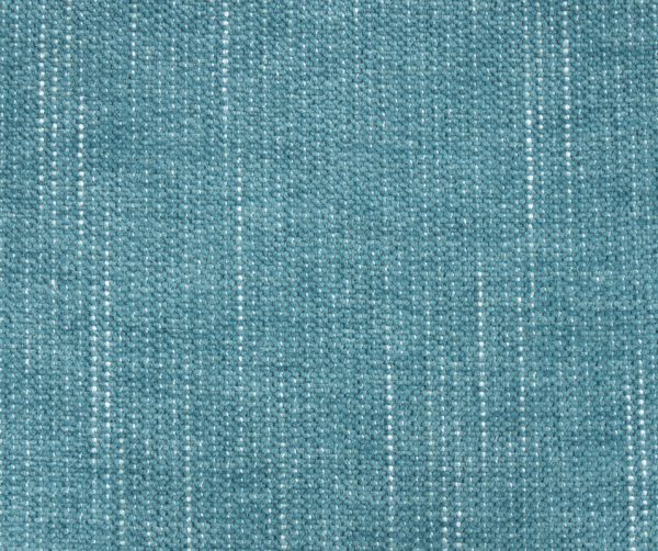 Valentina 62"W Blue Chenille Loveseat with Metal Legs and Throw Pillows - Image 2