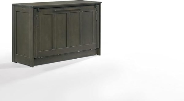 Night & Day Furniture Orion Murphy Cabinet with Mattress (Stonewash, Full)