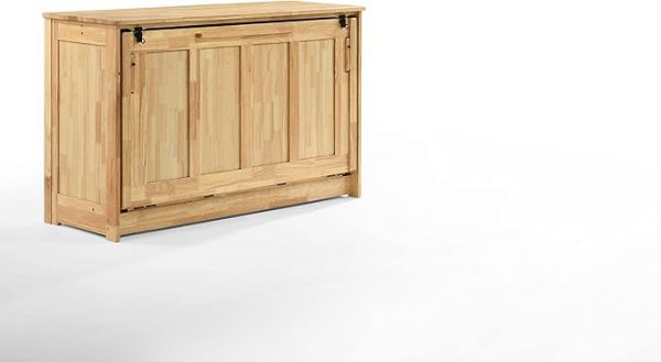 Night & Day Furniture Orion Murphy Cabinet with Mattress (Natural, Full)
