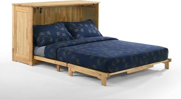 Night & Day Furniture Orion Murphy Cabinet with Mattress (Natural, Full) - Image 6
