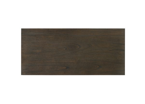 Bistro Vintage Walnut 88"W Contemporary Rectangle Dining Table with Extension Leaf - Image 4
