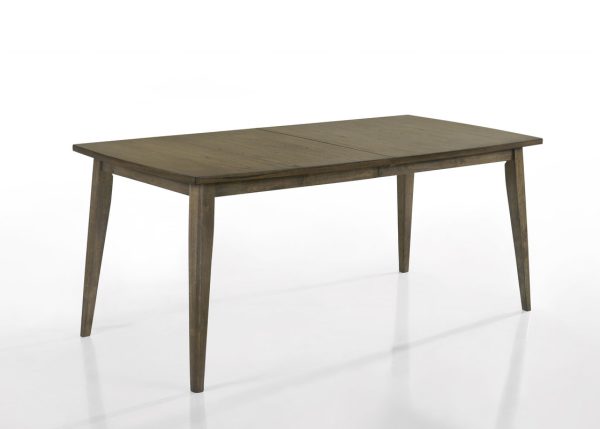 Bistro Vintage Walnut 72"W Contemporary Rectangle Dining Table