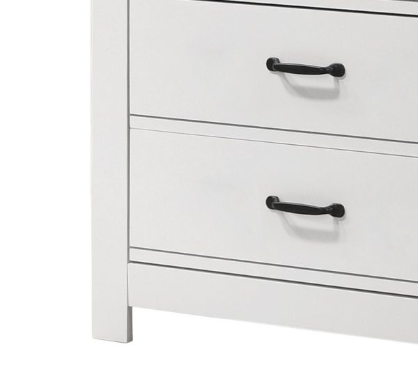Cassini 31"W White 5-Drawer Chest - Image 5