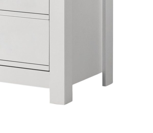 Cassini 31"W White 5-Drawer Chest - Image 4
