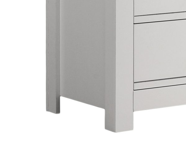 Cassini 51"W White 6-Drawer Dresser - Image 3