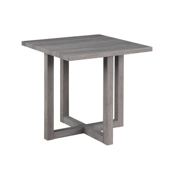 Moseberg 24"W Distressed Gray End Table - Image 2