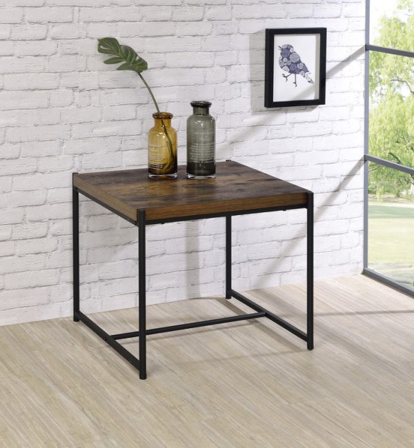 Lennox 3 Piece Brown Coffee and End Table Set - Image 5