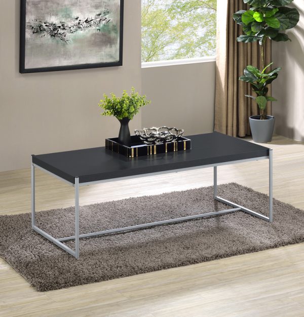 Lennox 3 Piece Black Coffee and End Table Set - Image 5