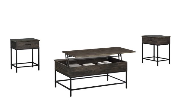 Cliff 39"W Brown Lift Top Coffee Table - Image 9