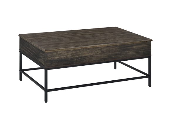 Cliff 39"W Brown Lift Top Coffee Table - Image 21