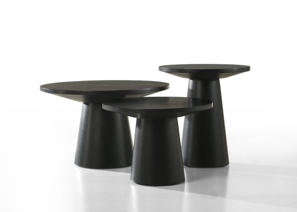 Jasper Ebony Black 29"W Round Coffee Table - Image 9