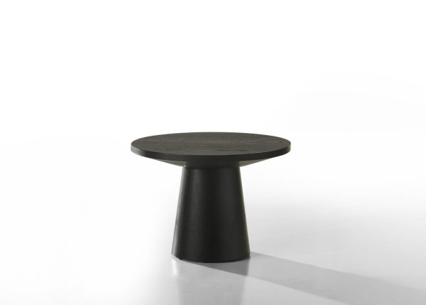 Jasper Ebony Black 29"W Round Coffee Table - Image 3
