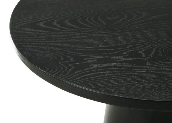 Jasper Ebony Black 29"W Round Coffee Table - Image 4