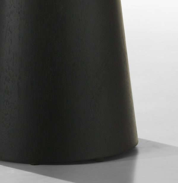 Jasper Ebony Black 22"W Round End Table - Image 2