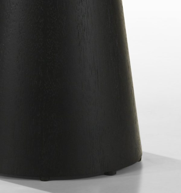 Jasper Ebony Black 20"W Round Console Table - Image 2