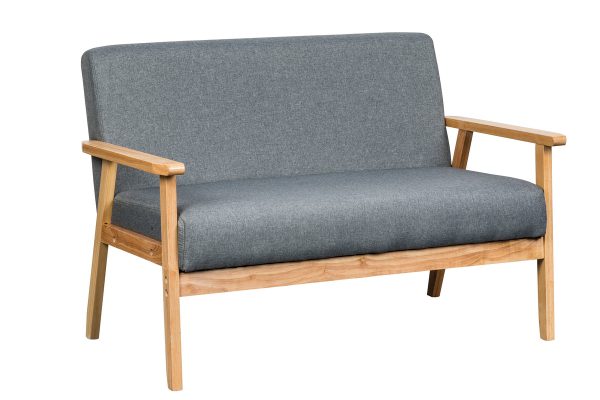 Bahamas 45"W Gray Loveseat