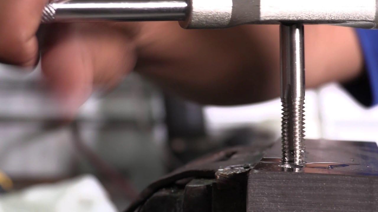 Drill America DWTT8X1.25 m8 x 1.25 High Speed Steel 4 Flute Taper Tap, (Pack of 1) - Image 5