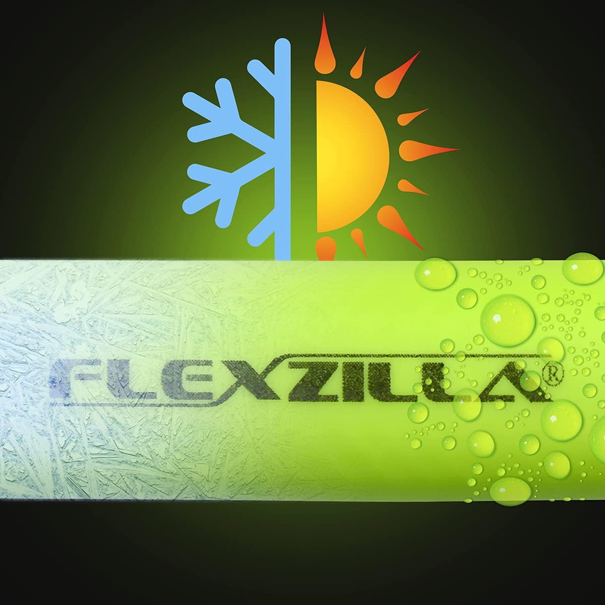Flexzilla Air Hose, 3/8 in. x 35 ft., 1/4 in. MNPT Fittings, Heavy Duty, Lightweight, Hybrid, ZillaGreen - HFZ3835YW2 - Image 3