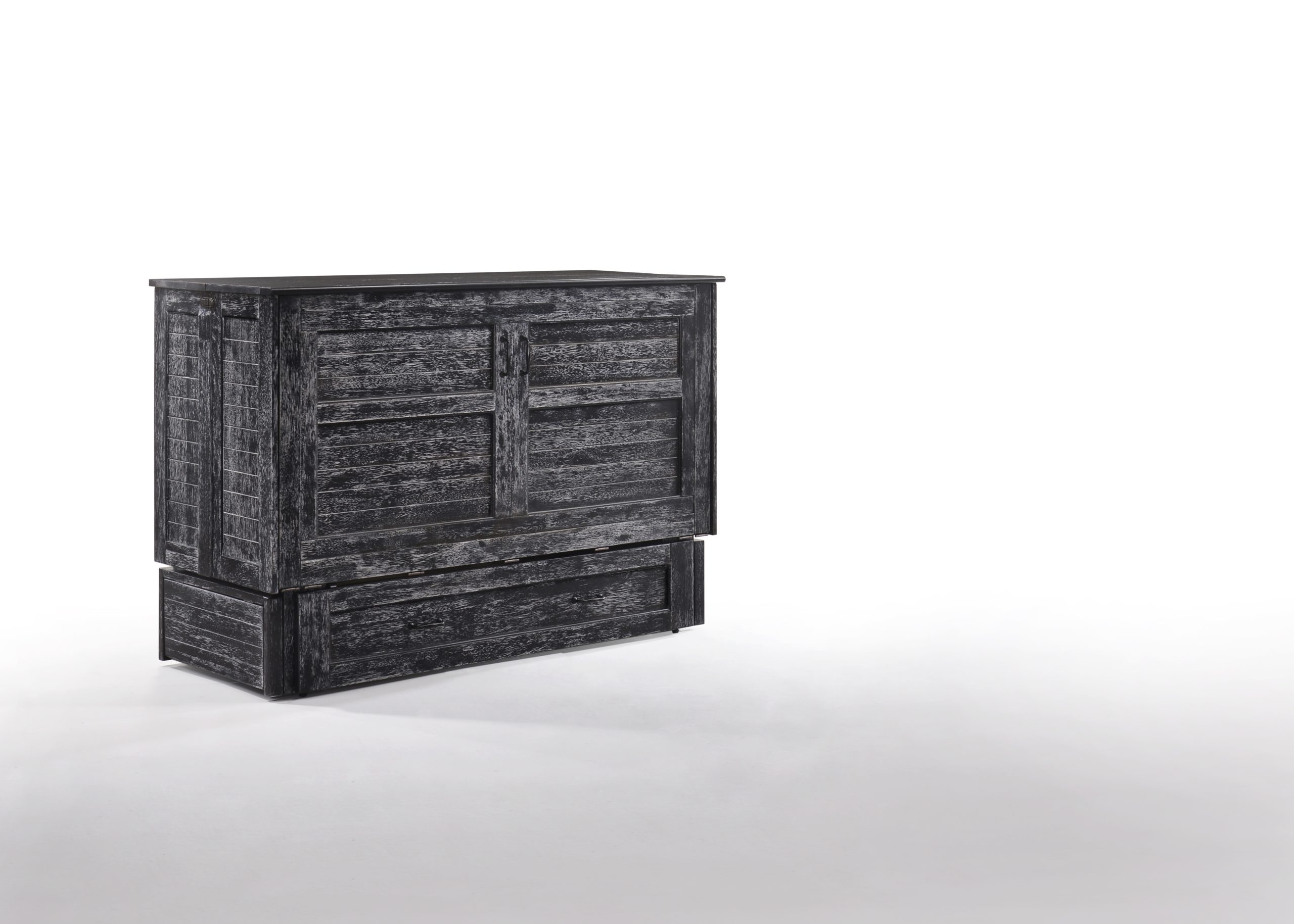 Night & Day Furniture Poppy Murphy Cabinet Bed – Blizzard – Queen Gel Memory Foam, Built-In USB/Power Ports, Modern Space-Saving Guest Bed - Image 4