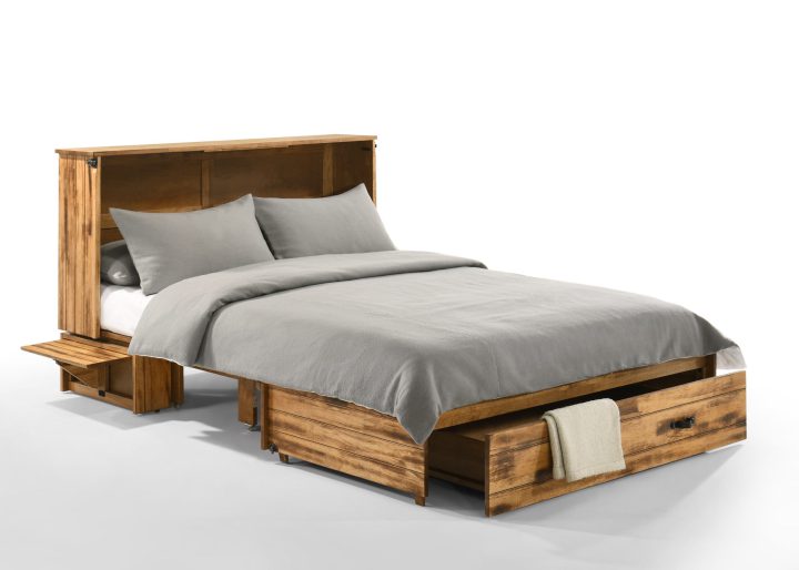 Ranchero Murphy Cabinet Bed Bakar Open 3