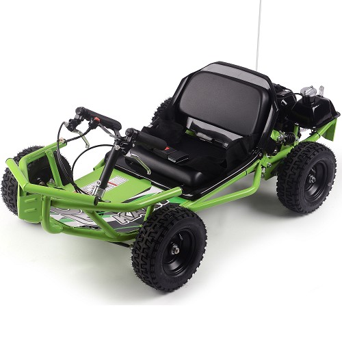 MotoTec Sandman Kids Gas Powered 49cc Go Kart Green