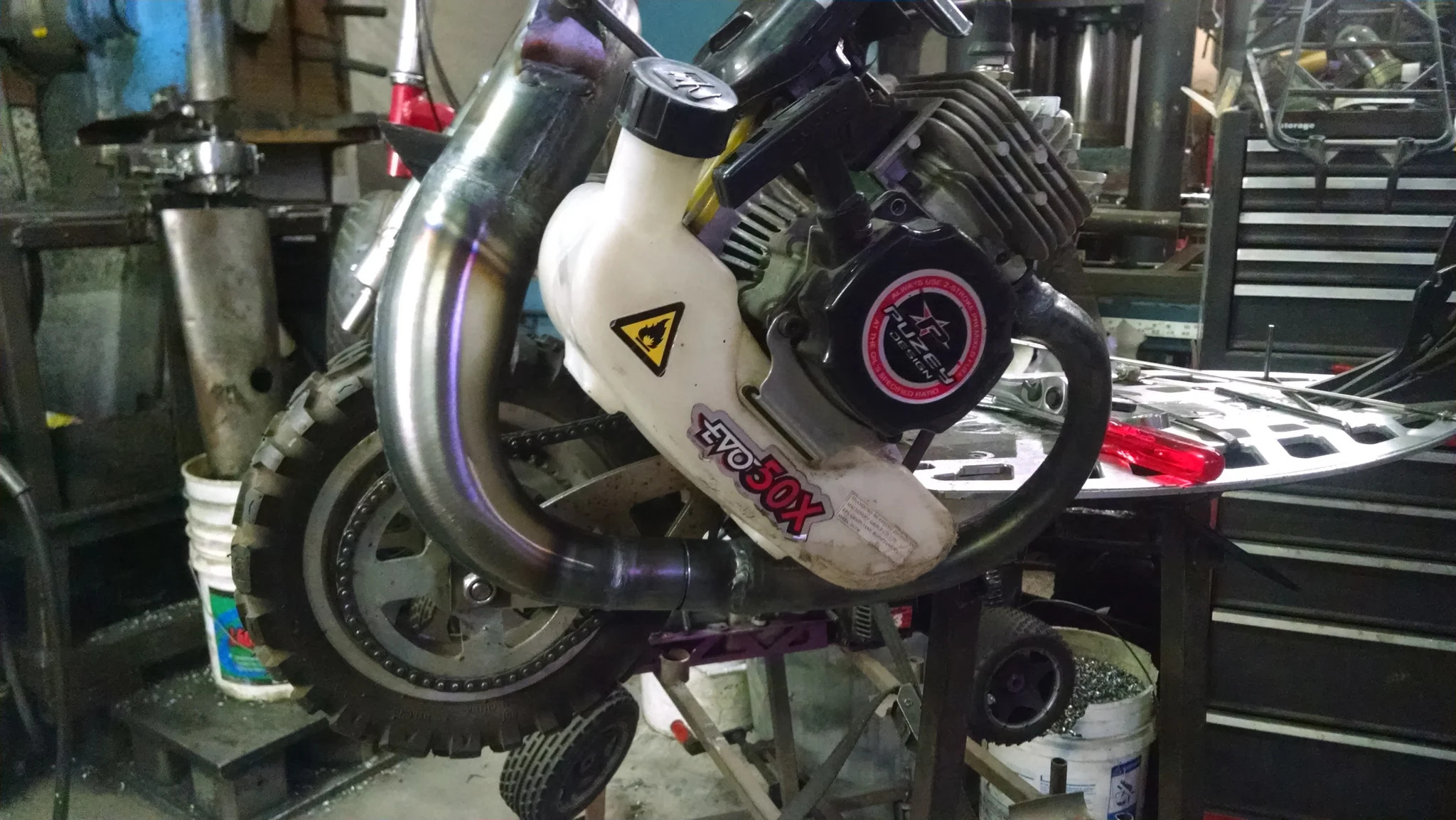 UberScoot Rx/2x Performance Pipe - Raw