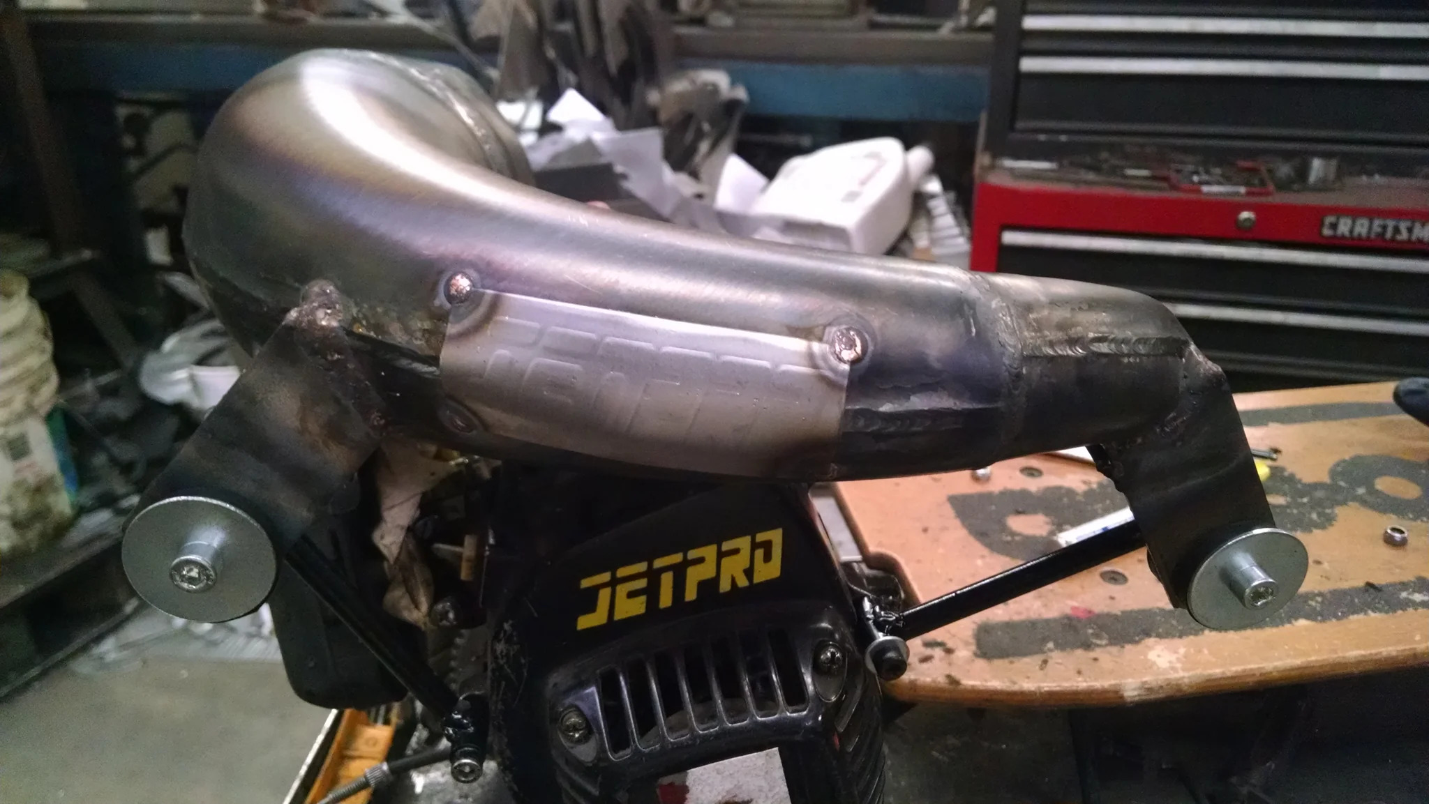 JetPro Goped Whiplash Full Race Pipe - Raw