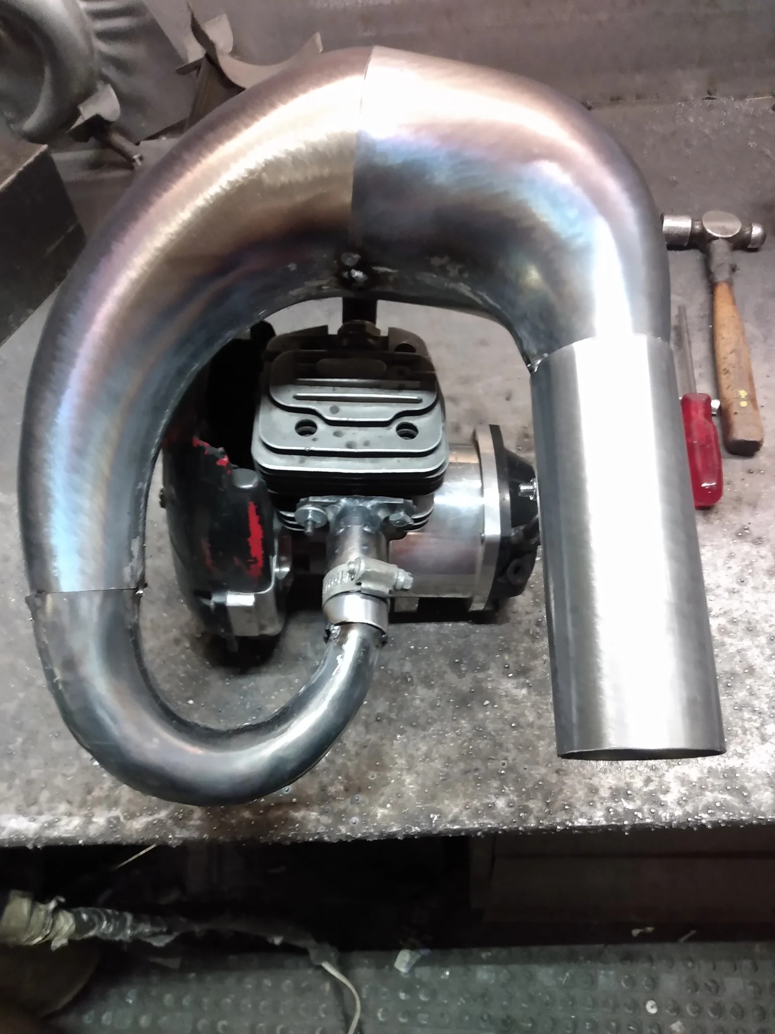 JetPro Goped TS 60 Performance Pipe - Chrome