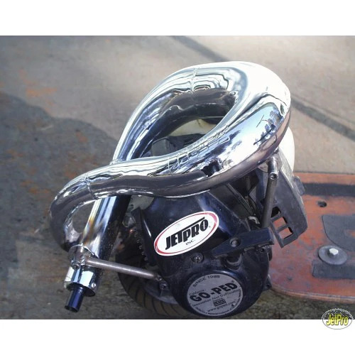 JetPro Goped 63cc Huashengtaishan Performance Pipe - Chrome