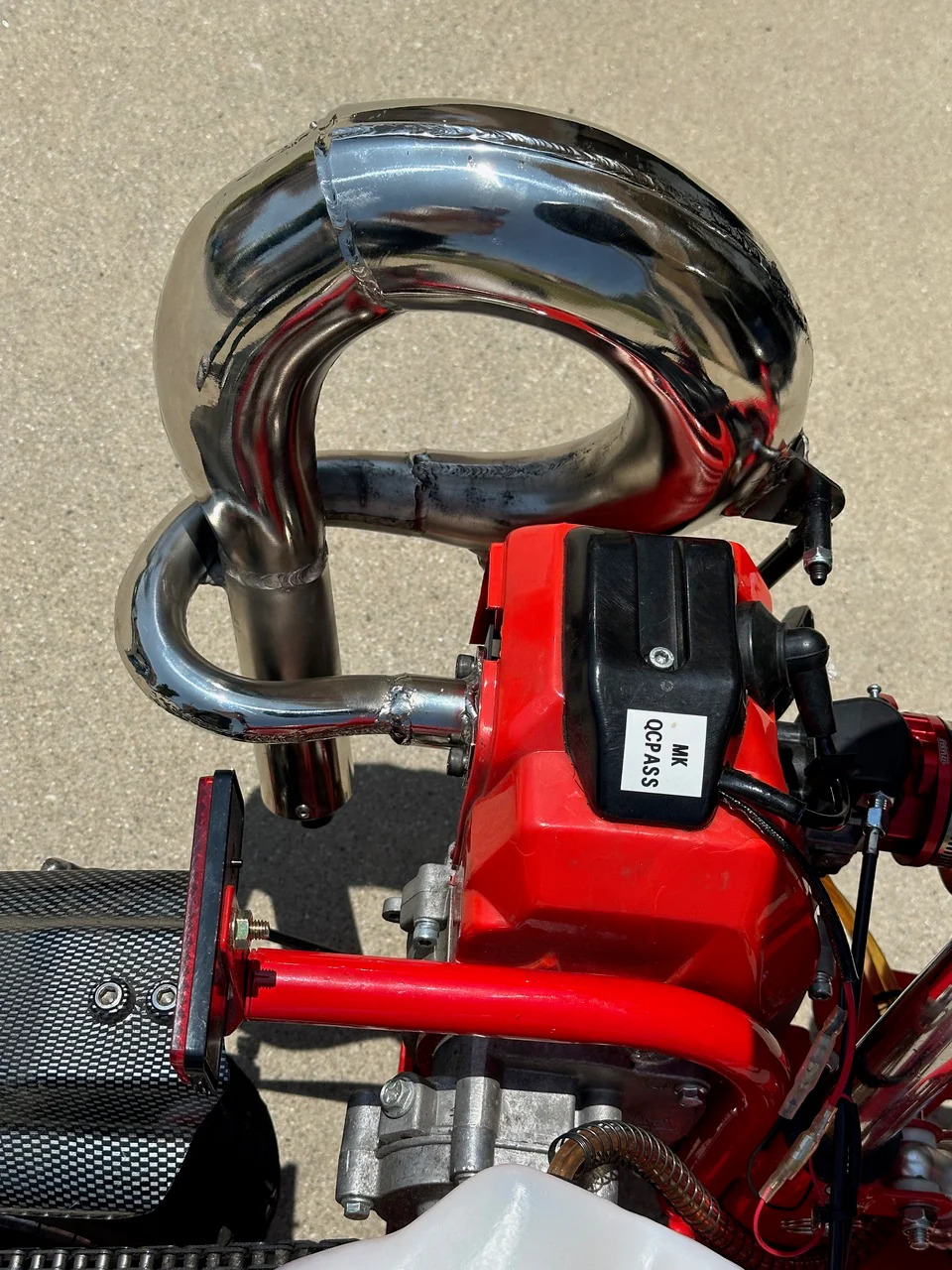 JetPro Blaze 49cc Performance Pipe - Chrome