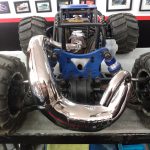 JetPro Redcat Rampage MT Rear Mount Performance Pipe - Chrome