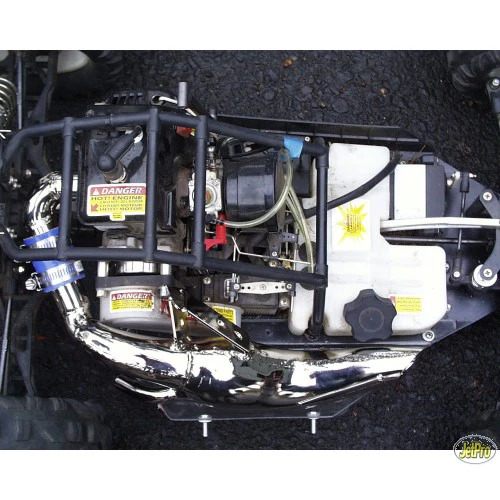 JetPro Nutech TB II & TB III Widebody Sidemount Performance Pipe - Chrome