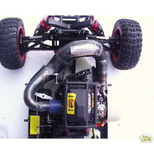 JetPro Losi DBXL Rear Mount Performance Pipe - Raw