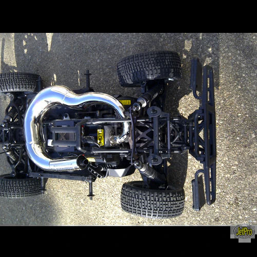 JetPro HPI Baja 5T & 5SC Front Mount Performance Pipe - Raw