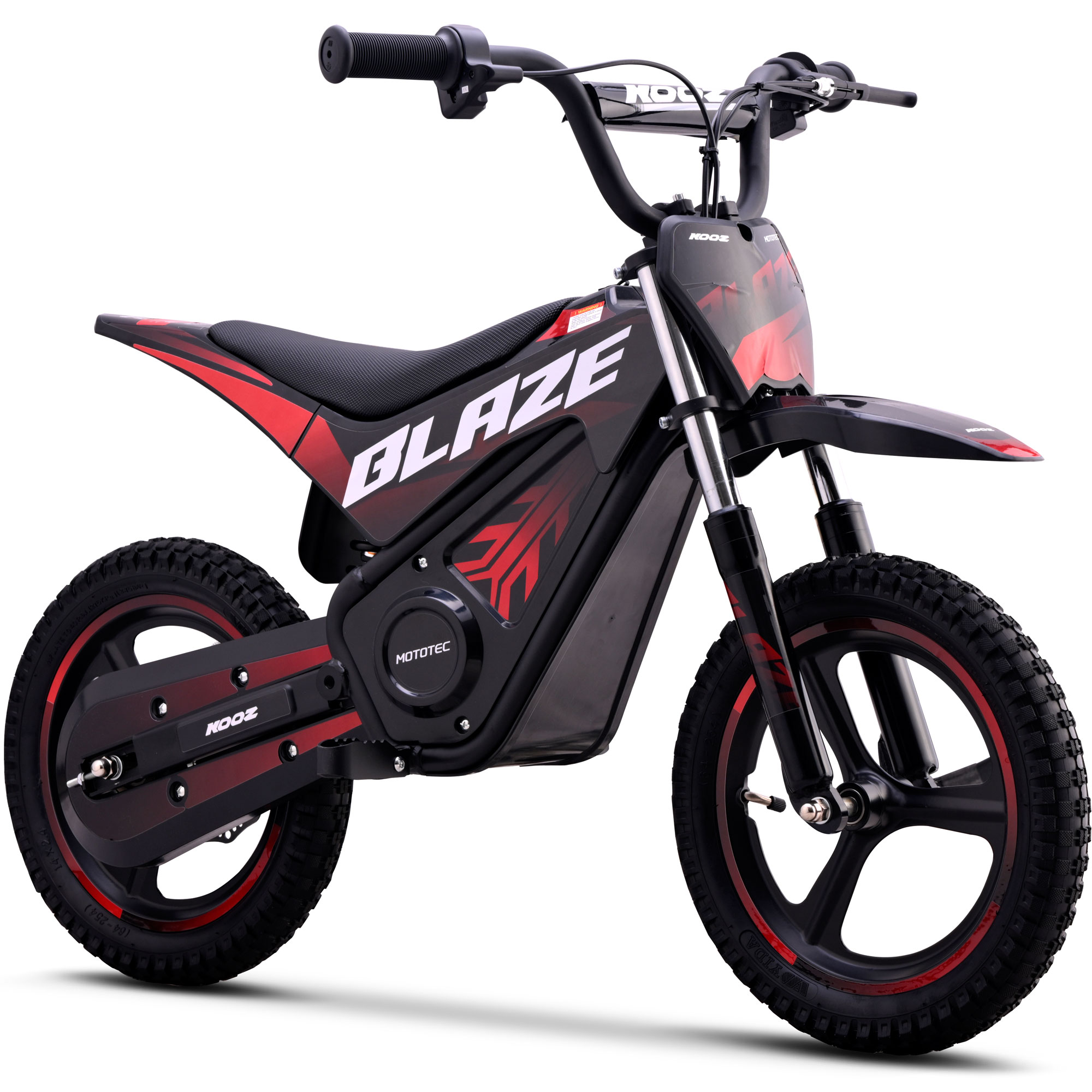 MotoTec 36v 350w Blaze Electric Dirt Bike Red